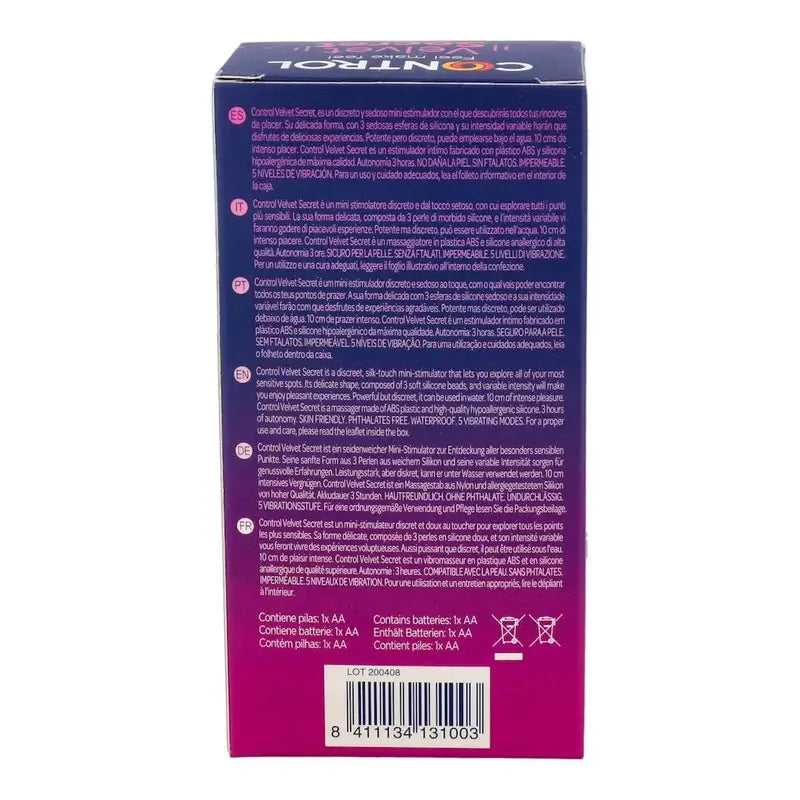 Vibratore Control Velvet Secret