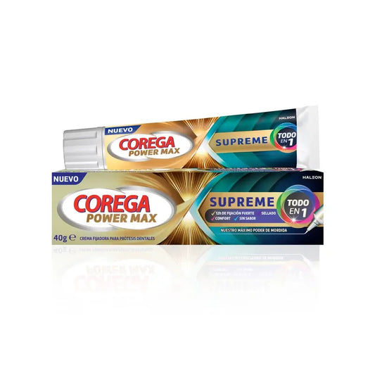 Corega Power Max Supreme Crema fissativa per protesi, 40 g