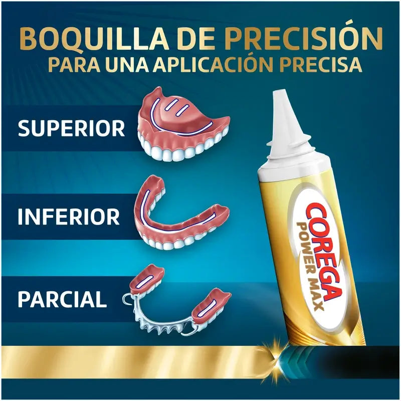 Corega Power Max Supreme Crema fissante per protesi dentarie, 70 g