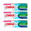 Corega Triplo Crema adesiva extra forte senza sapore, 3 x 40 g