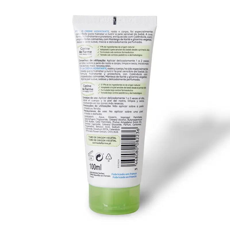 Corine De Farme Crema idratante alla calendula, 100 ml