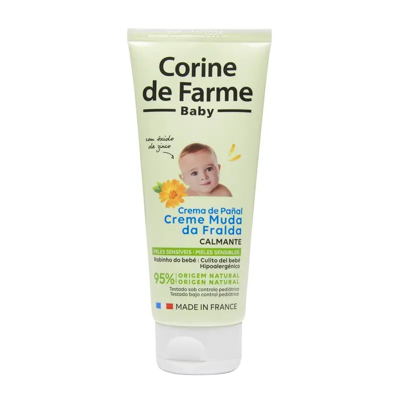 Corine De Farme Crema per pannolini alla calendula con ossido di zinco , 100 ml
