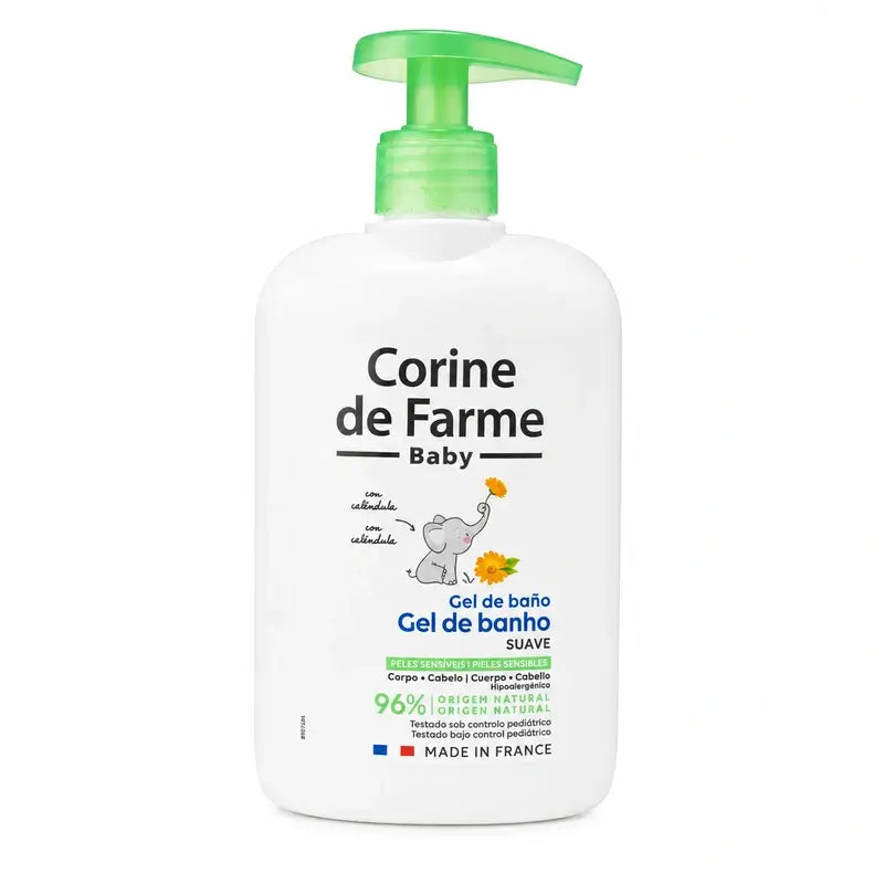 Corine De Farme Gel da bagno ultra idratante alla calendula, 500 ml