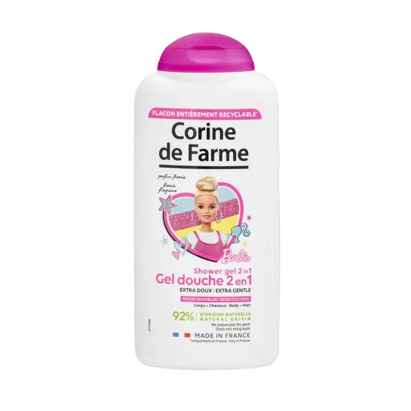 Corine De Farme 2 In 1 Gel doccia Barbie, 300 ml