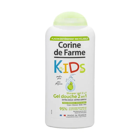 Corine De Farme 2 in 1 Gel doccia corpo e capelli Kids Pear , 300 ml