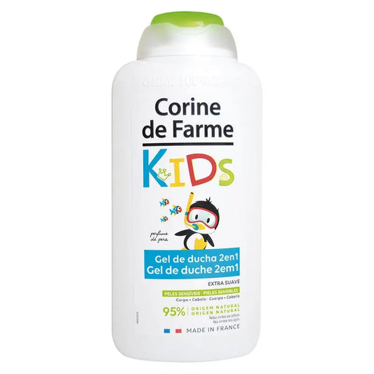 Corine De Farme Kids 2 In 1 Gel doccia Pera, 300 ml