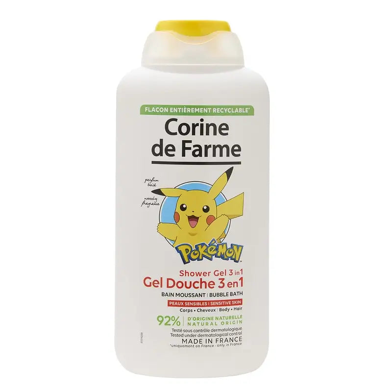 Corine De Farme Pokémon 3 In 1 Gel doccia 500 ml