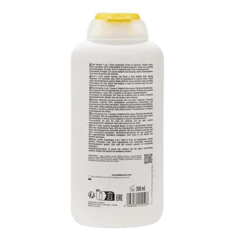 Corine De Farme Pokémon 3 In 1 Gel doccia 500 ml
