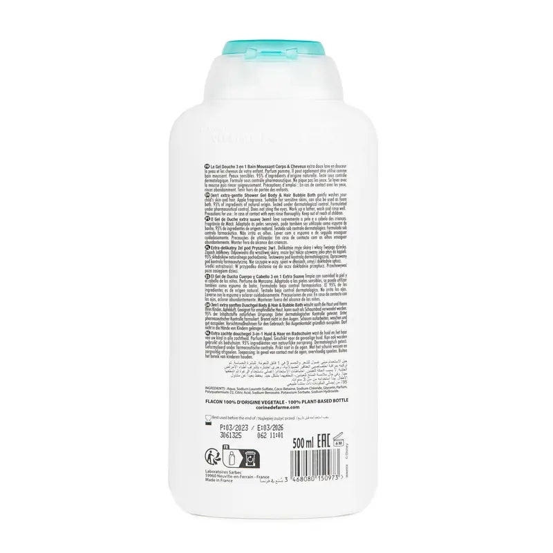 Corine De Farme Vaiana 3 In 1 Gel doccia , 500 ml