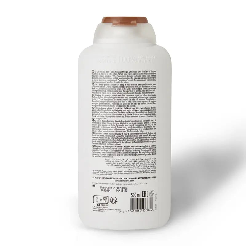 Corine De Farme Gel doccia all'acqua di cocco , 750 ml