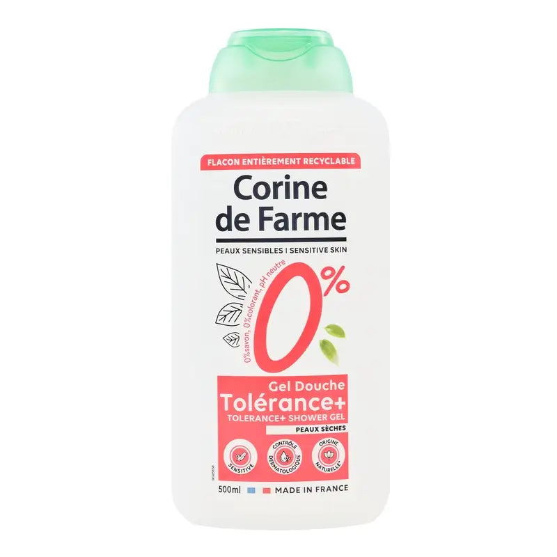 Corine De Farme Gel doccia puro 0% per pelli secche, 500 ml