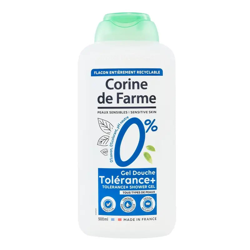 Corine De Farme Gel doccia puro 0% per pelli sensibili, 500 ml