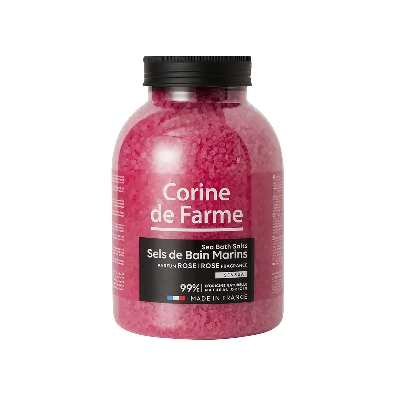Sali da bagno alla rosa Corine De Farme, 1400 gr