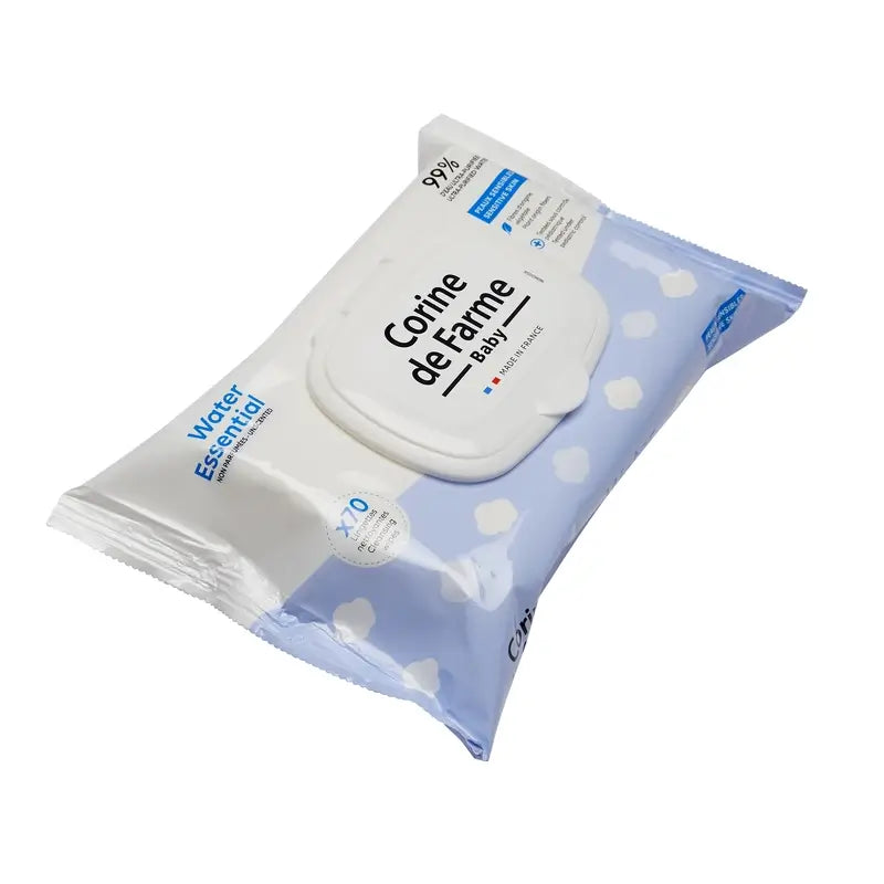 Corine De Farme Acqua Essenziale Salviette biodegradabili , 70 pz.