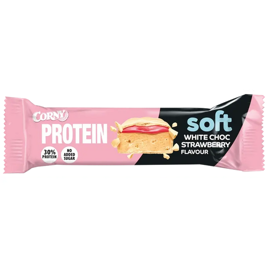 Corny Protein Soft Cioccolato bianco e fragola, 45 grammi
