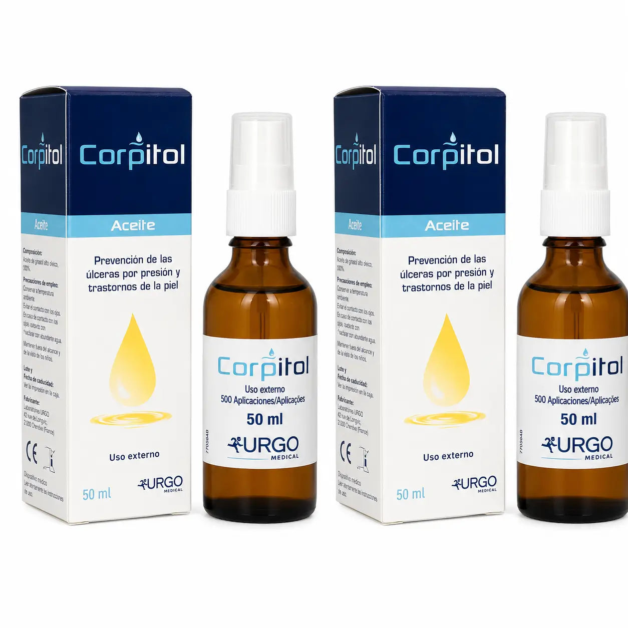 Corpitol Ulcera Gocce 50 ml, confezione da 2