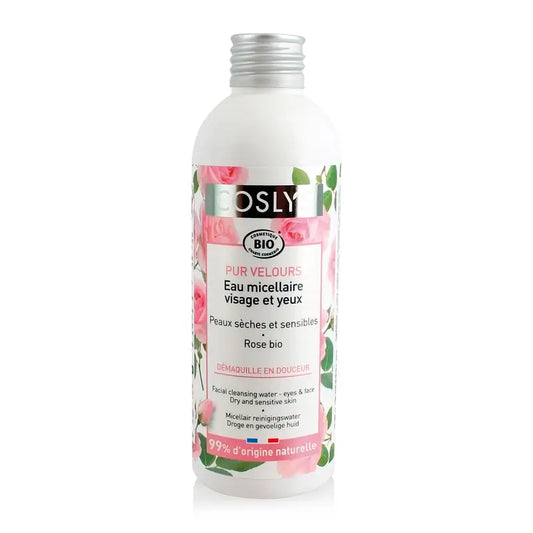 Coslys Acqua Micellare Struccante per Pelli Secche e Sensibili con Rose, 200 ml