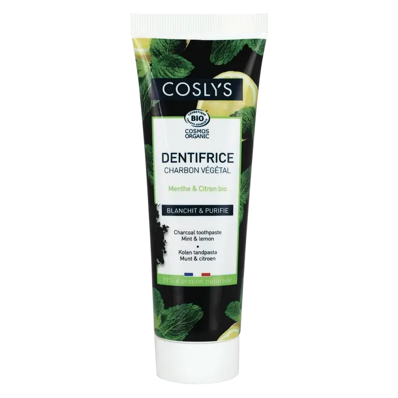 Coslys Dentifricio al carbone, 100 g