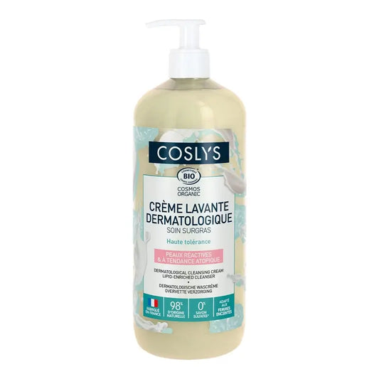 Coslys Gel doccia cremoso dermatologico per pelli sensibili, 1000 ml