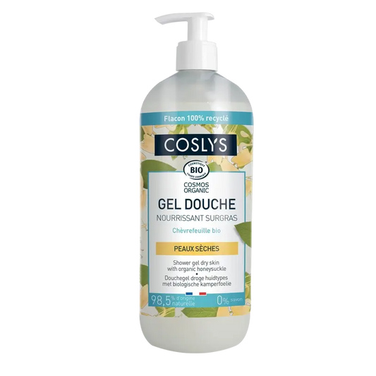 Coslys Gel doccia al caprifoglio pelle secca, 1000 ml
