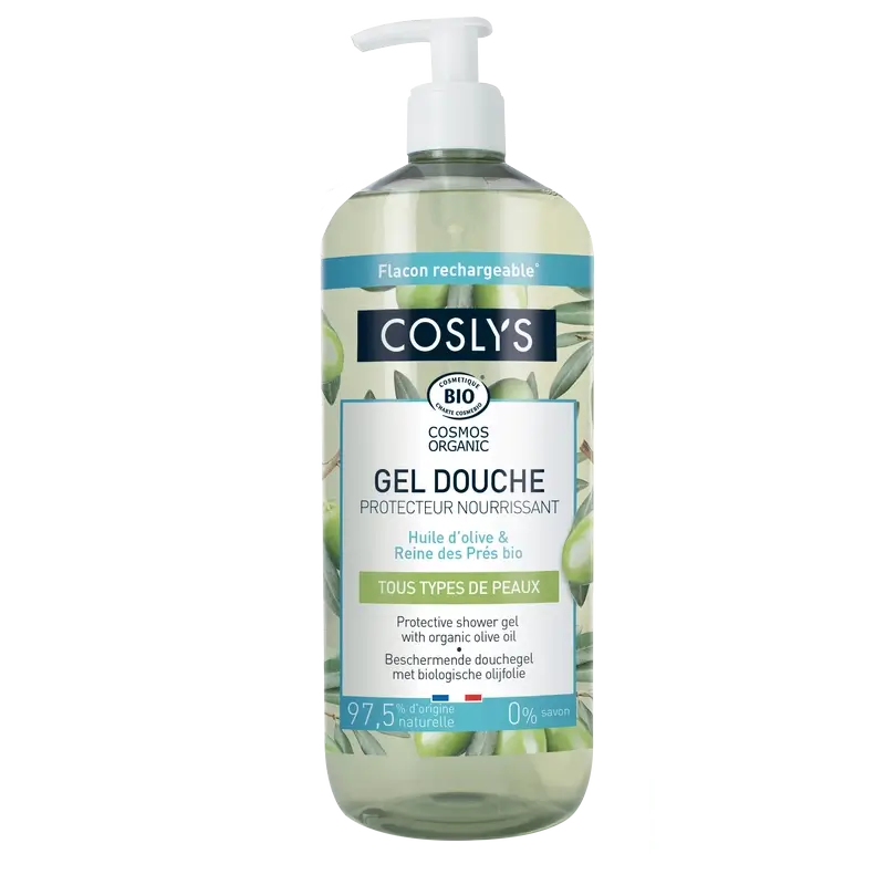 Coslys Gel doccia protettivo all'olio d'oliva, 1000 ml