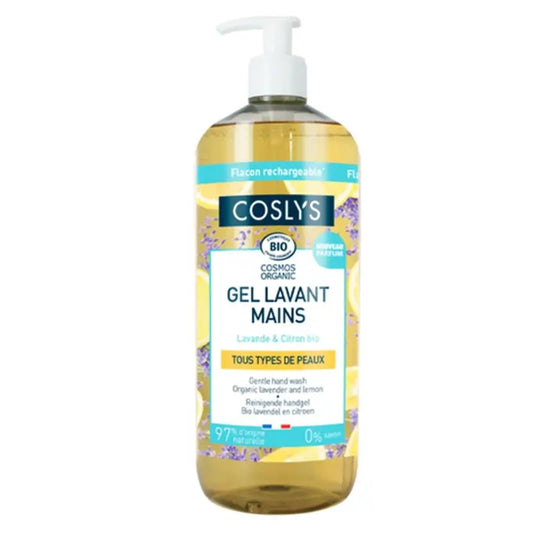 Coslys Sapone liquido organico per le mani al limone, 1000 ml