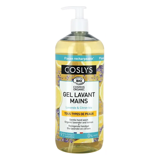 Coslys Sapone liquido organico per le mani al limone, 350 ml