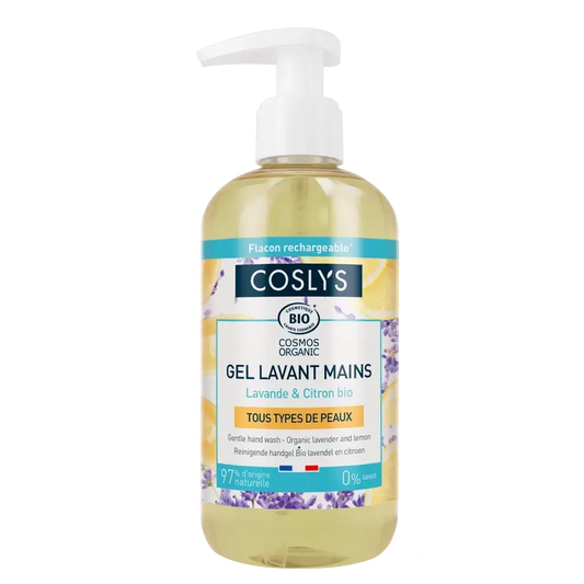 Coslys Sapone liquido per le mani biologico al limone, 1000 ml