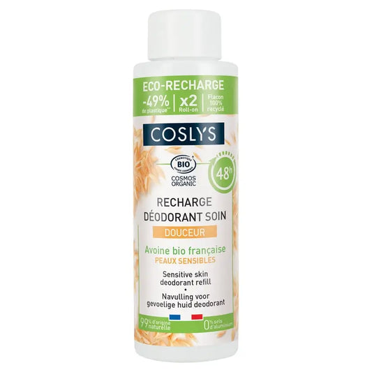 Ricarica di deodorante Coslys Gentle Care (farina d'avena), 100 ml