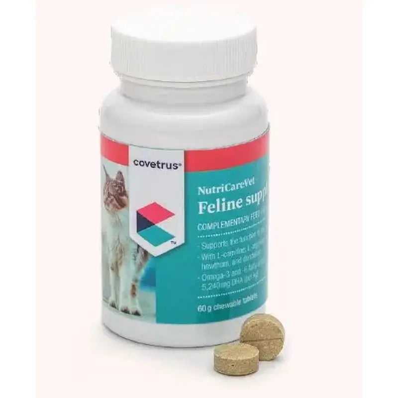Covetrus Nutricarevet Integratore cardiaco per gatti, 80Cpd