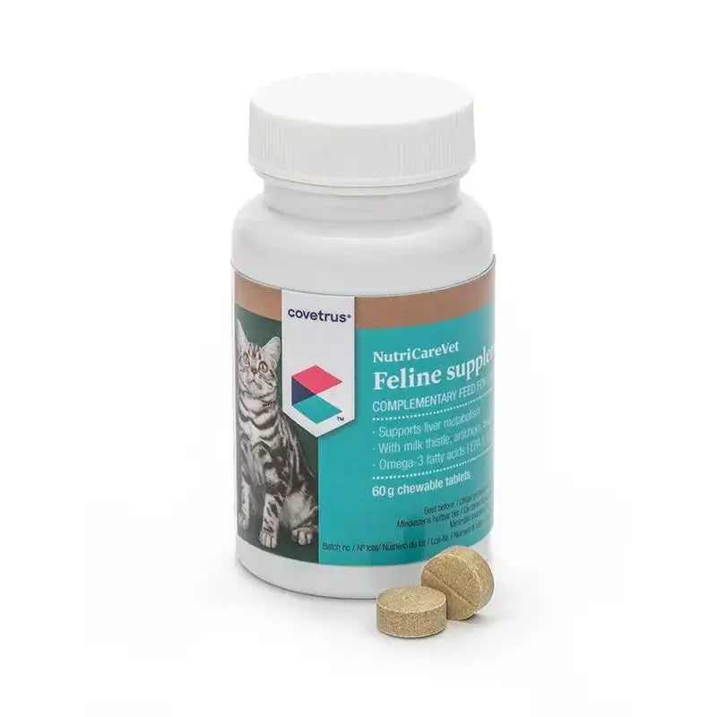 Covetrus Nutricarevet Integratore epatico per gatti, 80Cpd