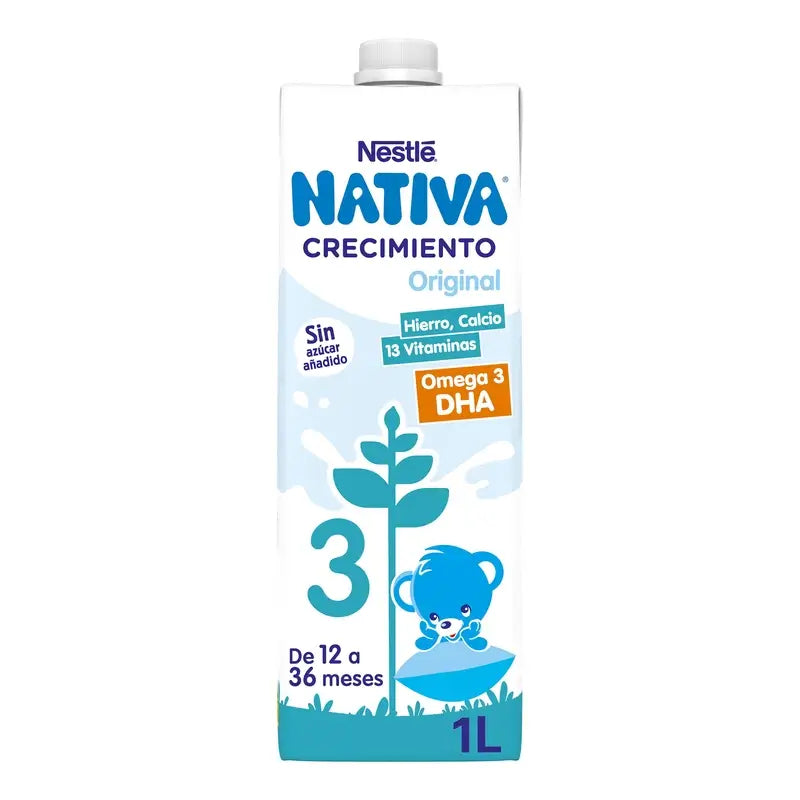 Nestlé Nativa Crecimiento 3 Original, 1L