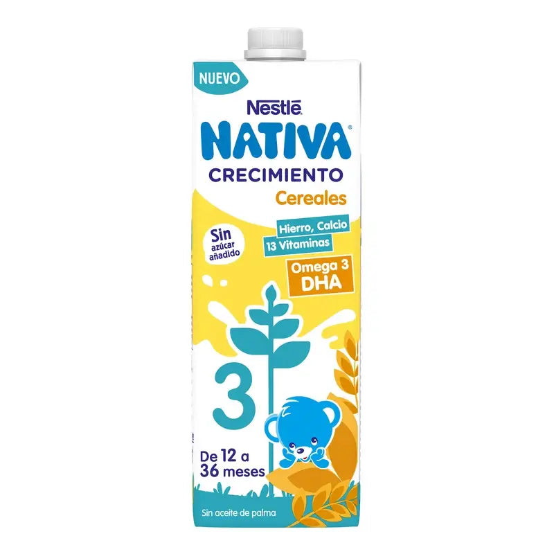 Nestlé Nativa Crescita 3 Cereali, 1L