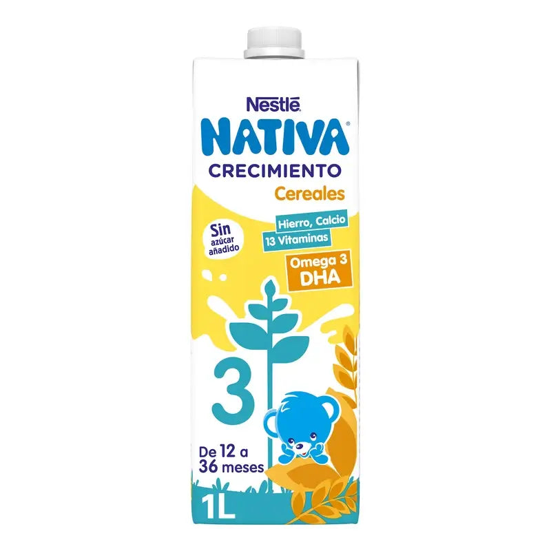 Nestlé Nativa Crescita 3 Cereali, 1L