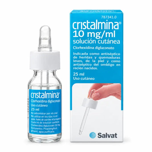 Cristalmina Soluzione Cutanea Gocce 25 ml