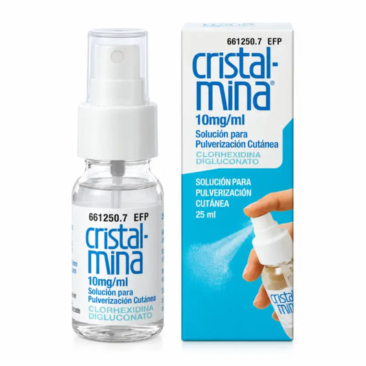 Cristalmina Spray 10 mg/ml Soluzione topica 25 ml