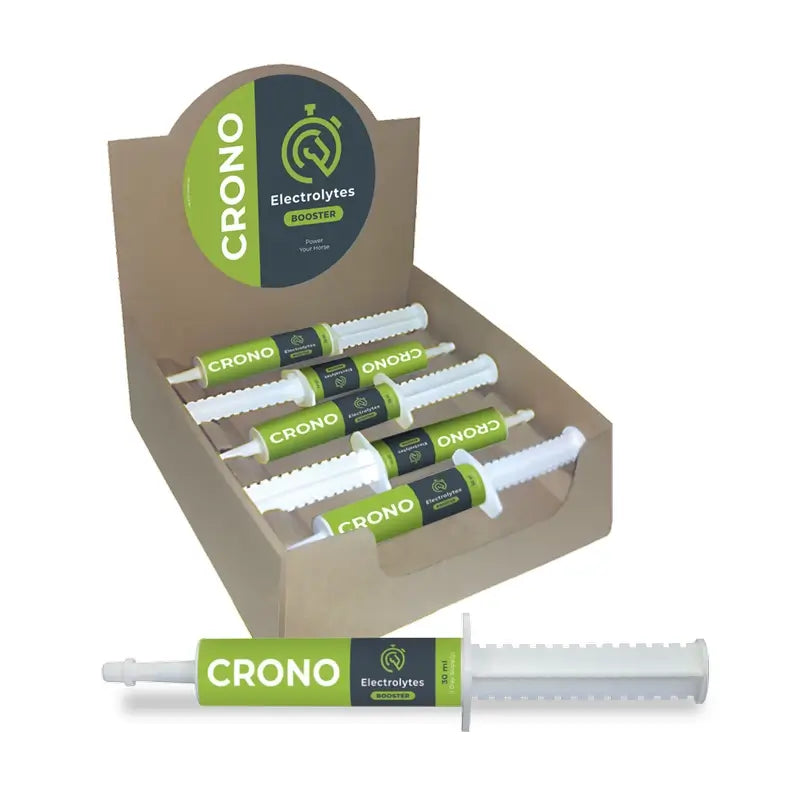 Crono Electrolytes Booster, espositore da 10 pezzi, 30 ml - siringa con pasta orale