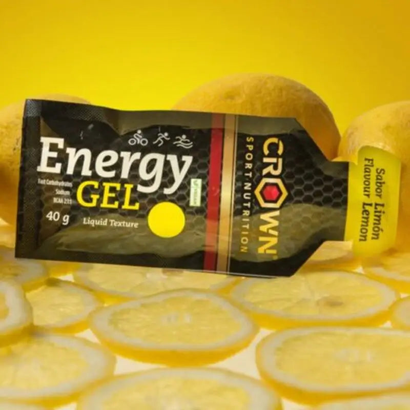 Crown Sport Nutrition Gel energetico al limone , 12 x 40 g