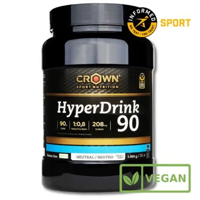 Crown Sport Nutrition Hyperdrink 90 Neutral, 1,49 kg (16 porzioni)