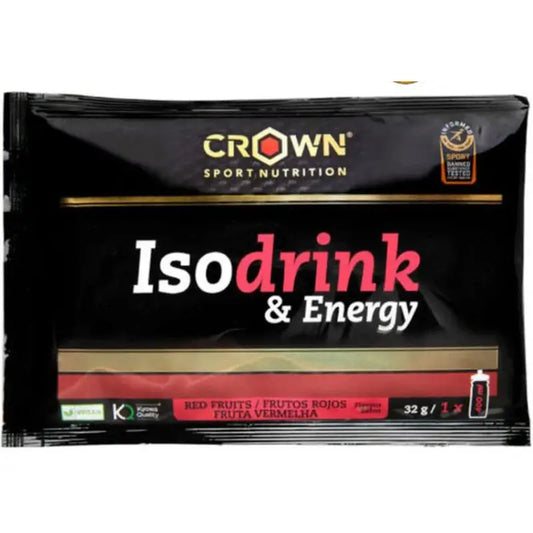 Crown Sport Nutrition Isodrink & Energy Frutti Rossi Monodose , 32 g