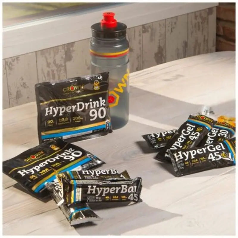 Crown Sport Nutrition Hyper Energy Tester Pack con barattolo 550 Ml