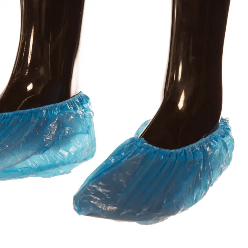 Cuatrogasa Copriscarpe in polietilene blu, 100 pz.