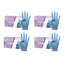 Guanti in nitrile senza polvere Cuatrogasa Dermolite Blu Taglia L, 4X100 Unità
