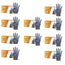 Cuatrogasa Powder Free Vinyl Gloves Blue Size L, 10X100 Units