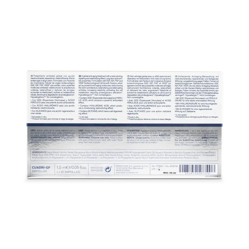 Rilastil Cuadri Gf 30 fiale x 1,5 ml