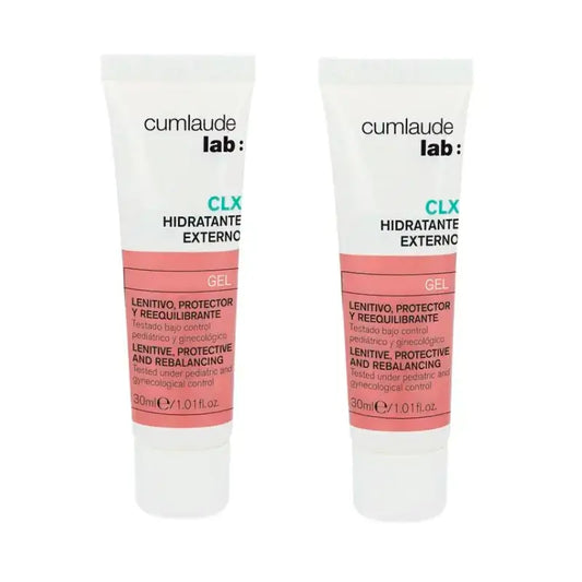 Cumlaude Lab Idratante esterno CLX, confezione da 2 x 30 ml