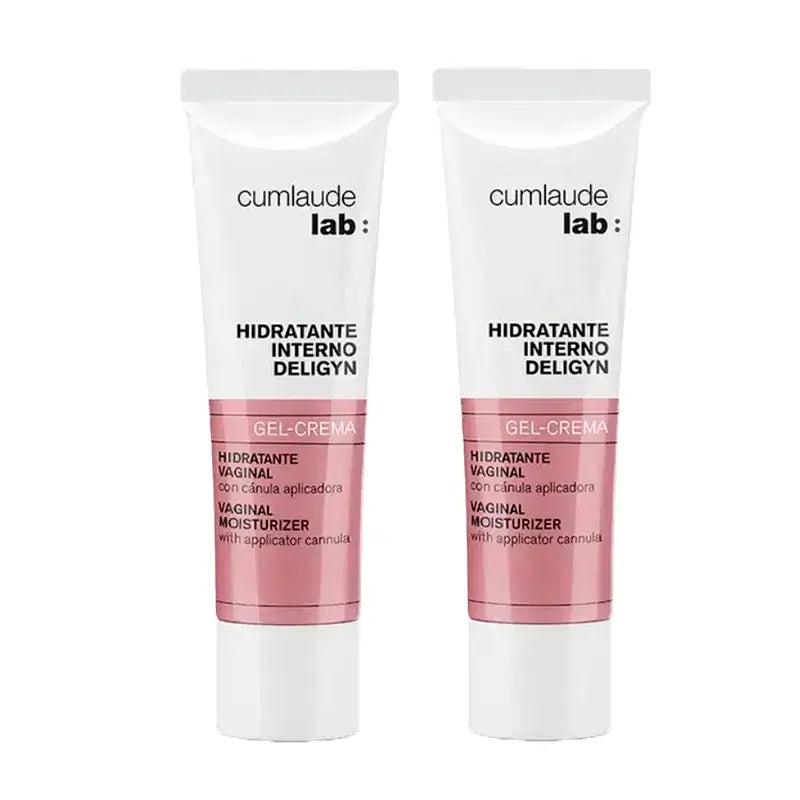 Cumlaude Lab Deligyn Crema Gel Idratante Interna, Confezione 2 x 30 ml