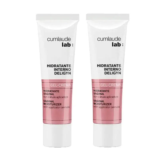 Cumlaude Lab Deligyn Crema Gel Idratante Interna, Confezione 2 x 30 ml