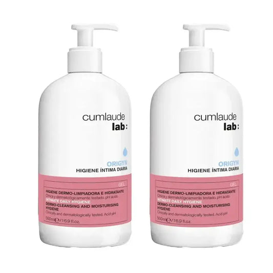 Cumlaude Lab Gel detergente per l'igiene intima quotidiana, confezione da 2 x 500 ml
