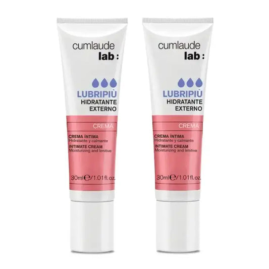 Cumlaude Lab Lubripiù Crema Idratante Vulvare, Confezione 2 x 30 ml
